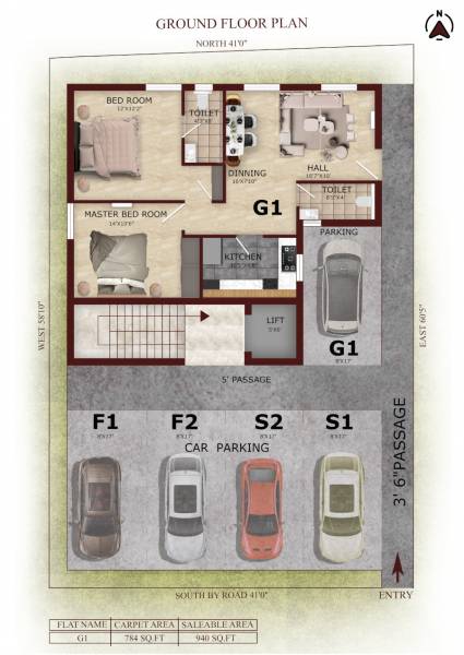  oaklyn Tower 1 Cluster Plan