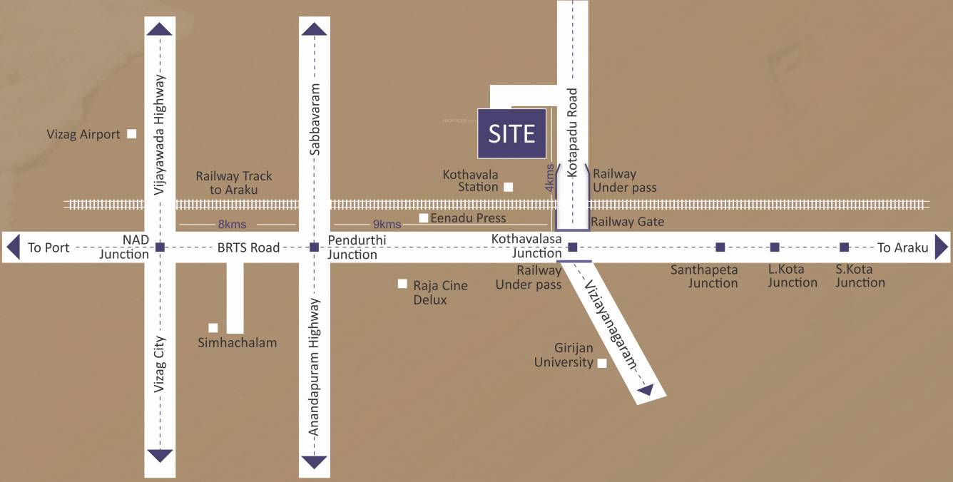 dhatri vanam Location Plan