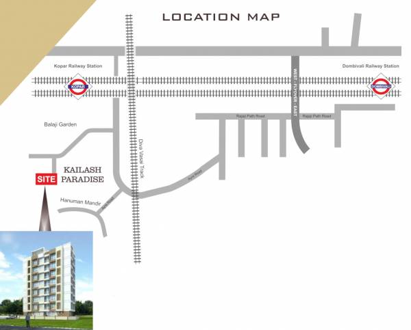  kailash-paradise Location Plan
