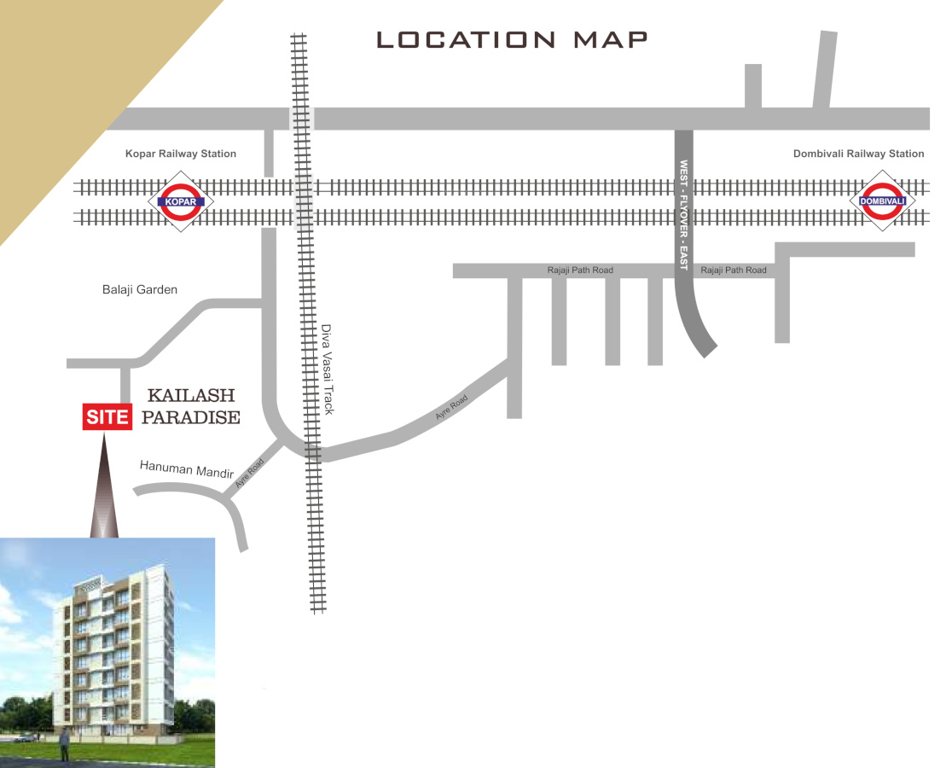  kailash paradise Location Plan