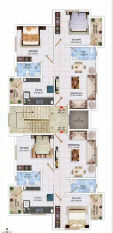 ganraj 5 residency Cluster Plan