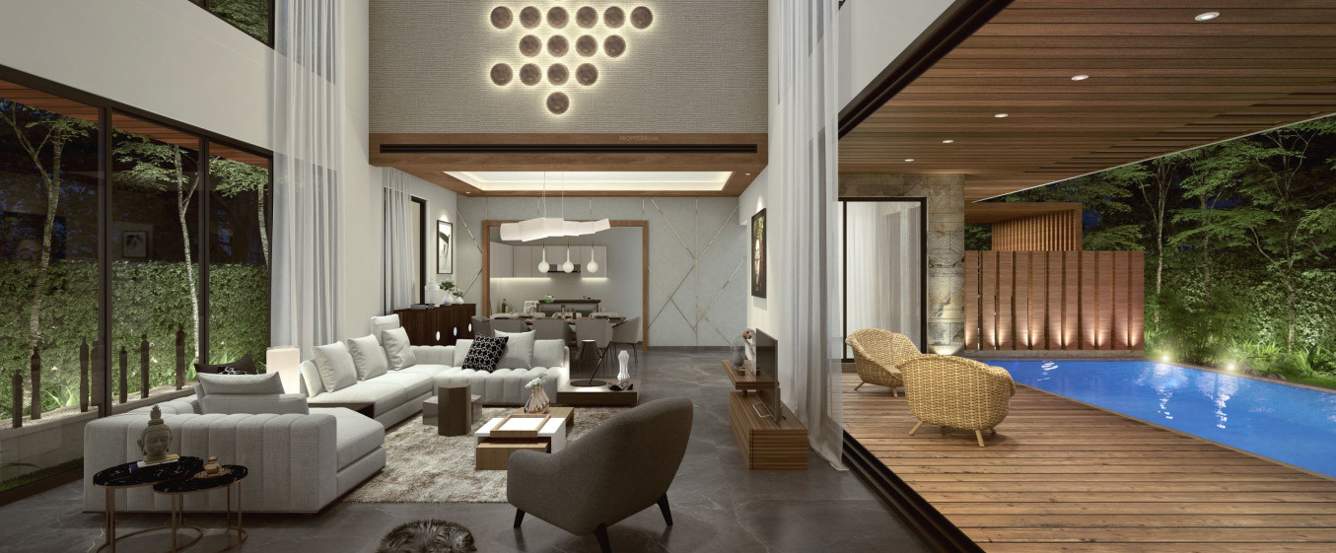  woodwind exclusive residences Living Area