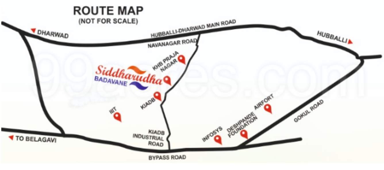 siddharudha badavane Location Plan