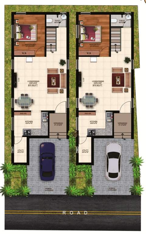  tulip and lotus Cluster Plan for ground Floor