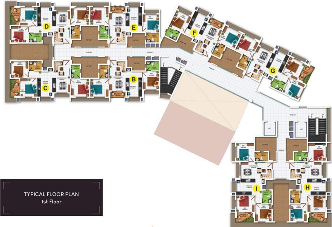  dd sunset island Typical 1st Floor Plan Of DD Sunset Island 