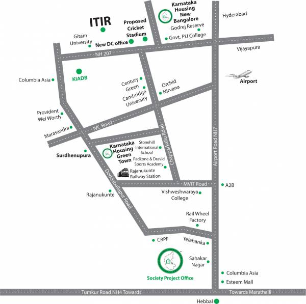  sbi-green-town Location Plan