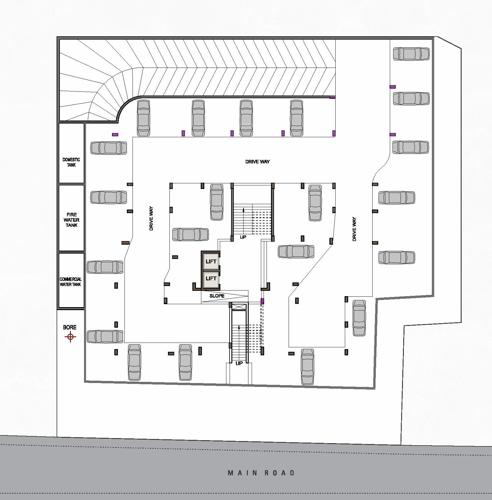  keshvam-heights Keshvam Heights Cluster Plan for Basement Floor