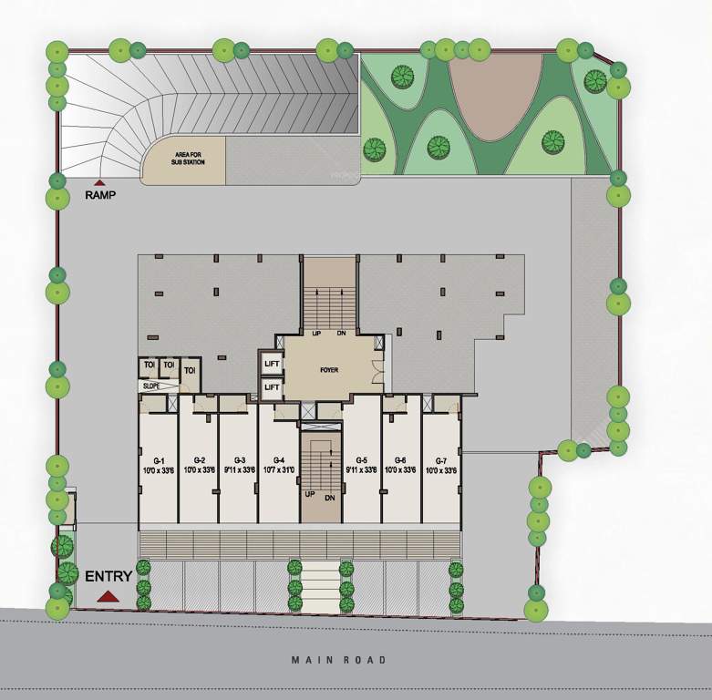  keshvam heights Keshvam Heights Cluster Plan For Ground Floor