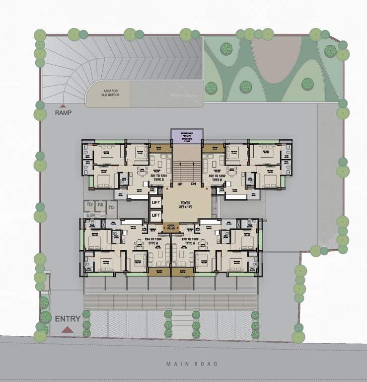  keshvam heights Keshvam Heights Cluster Plan For Refugee Floor