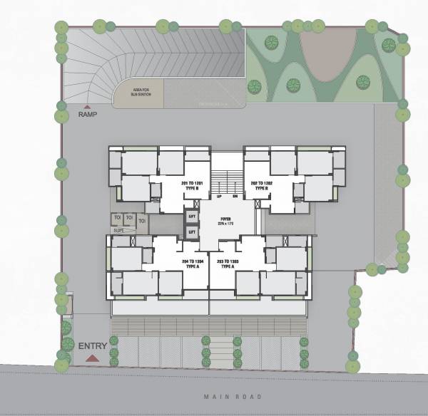  keshvam-heights Keshvam Heights Cluster Plan For Typical Floor