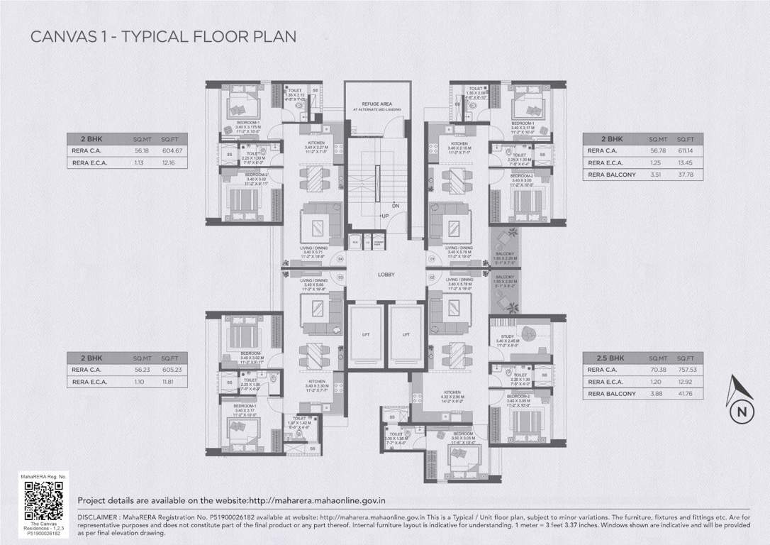  epic centre at the canvas residences The Canvas Residences  canvas 1, Canvas 2, Canvas 3 Cluster Plan