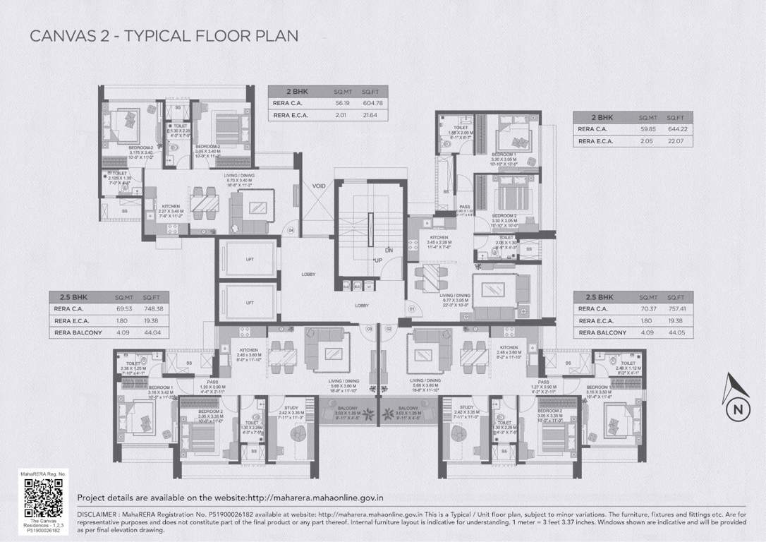  epic centre at the canvas residences The Canvas Residences  canvas 1, Canvas 2, Canvas 3 Cluster Plan