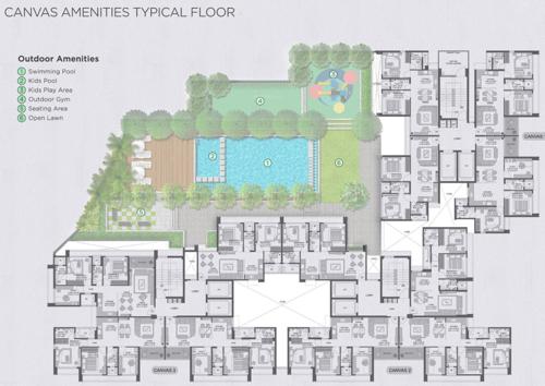 The Canvas Residences -canvas 1, Canvas 2, Canvas 3 Typical Cluster Plan the-canvas-residences The Canvas Residences -canvas 1, Canvas 2, Canvas 3 Typical Cluster Plan