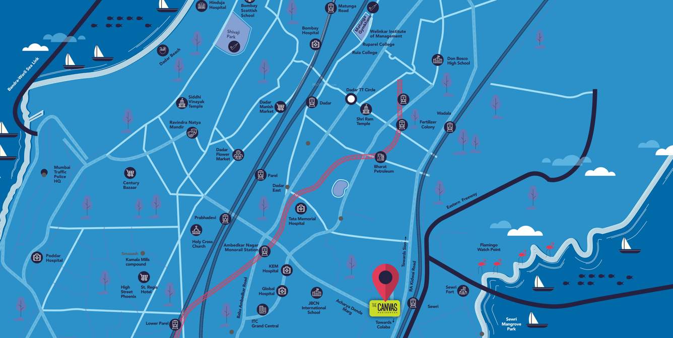  the canvas residences Location Plan