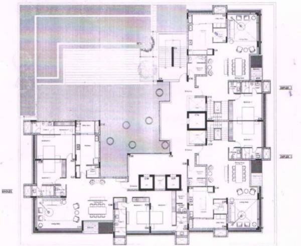  viola Viola Cluster Plan from 3rd, 5th, 7th, And 9th Floor