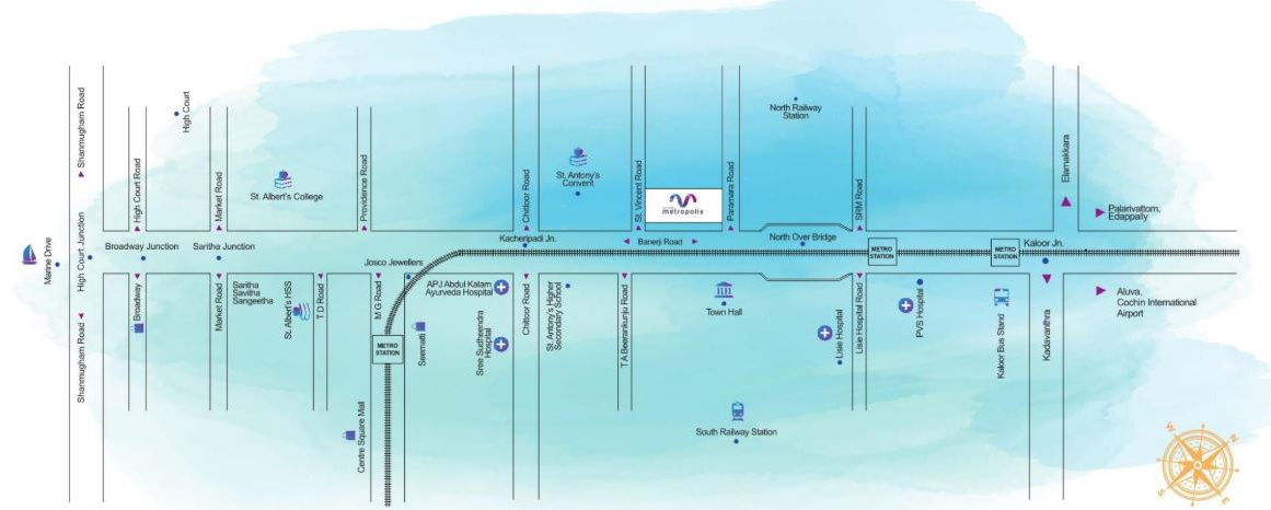 metropolis Location Plan