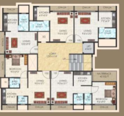  silver oak Cluster Plan for 1st Floor