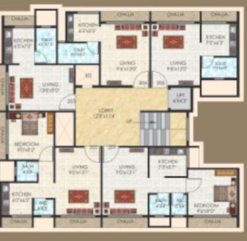  silver oak Cluster Plan for 2nd Floor