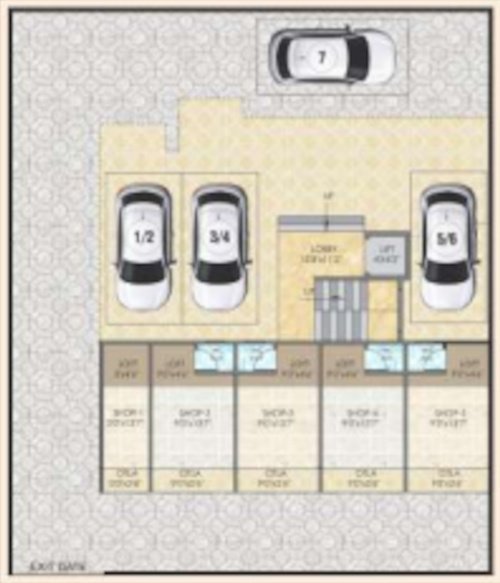  silver oak Cluster Plan for ground Floor