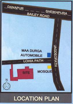 khajpura garden city Location Plan