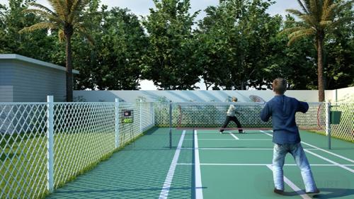  exotic-villas Badminton Court