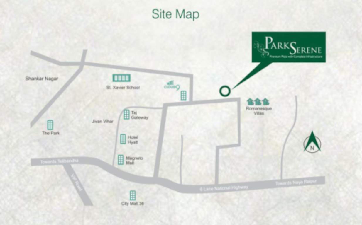 park serene Location Plan