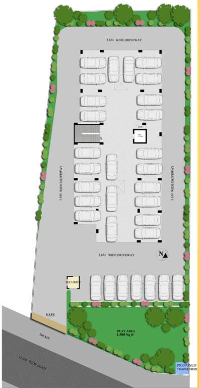  debi residency Stilt Plan Debi Residency 