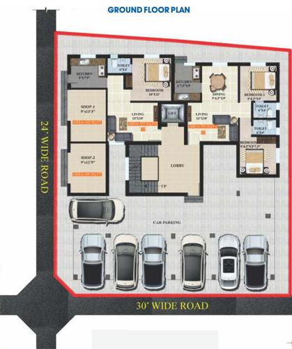  shrijith-kanmani Typical Ground Floor Plan Of Shrijith Kanmani 