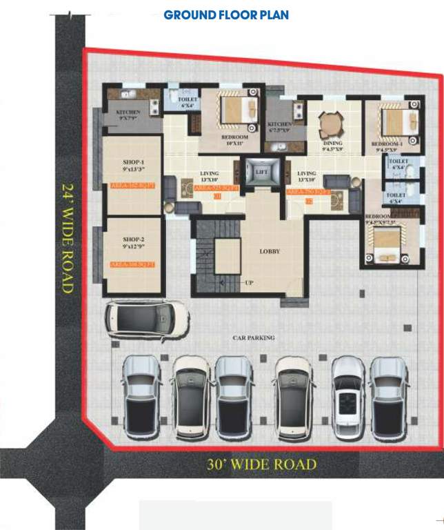  shrijith kanmani Typical Ground Floor Plan Of Shrijith Kanmani 
