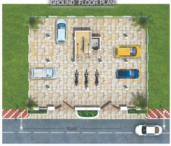 Ground Floor Plan mansarovar-heights Ground Floor Plan