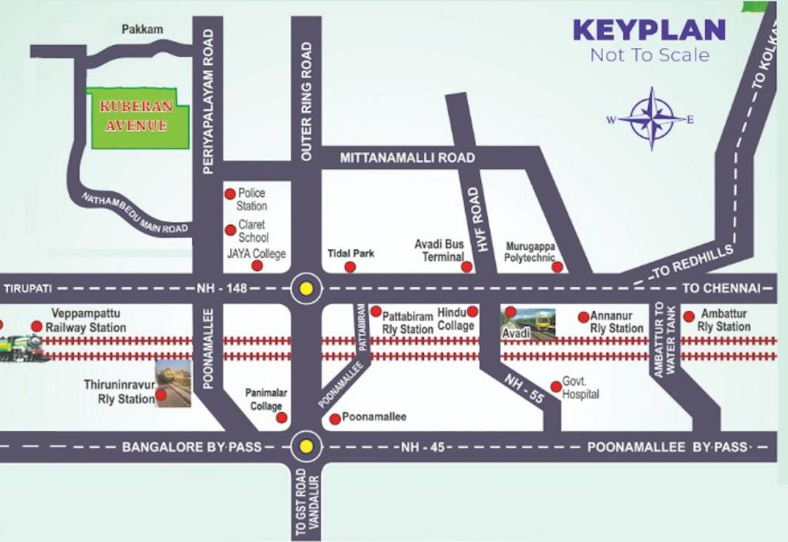  kuberan avenue Location Plan