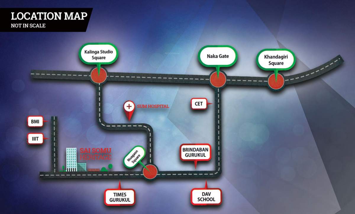  sai somu heritage Location Plan