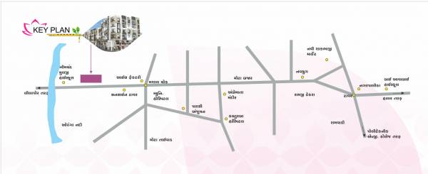 Location Plan shree-vishnu-datt-residency Location Plan