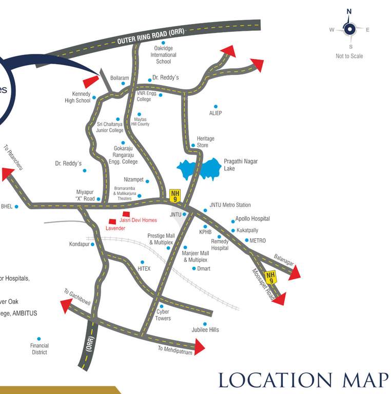  devi homes Location Plan