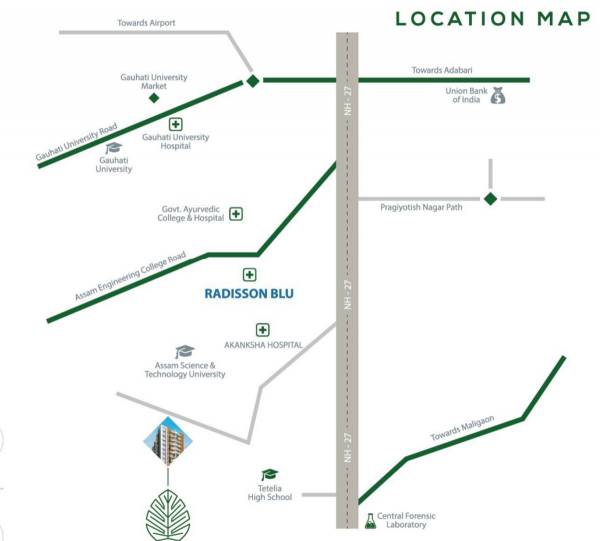  greens Location Plan