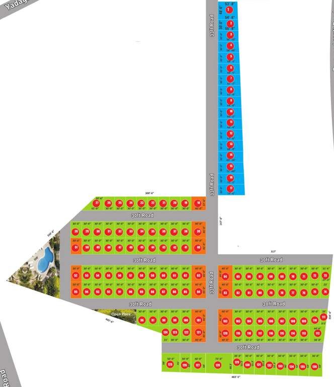  hill county Layout Plan