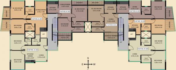  glory A Wing And B Wing Cluster Plan for 1st Floor
