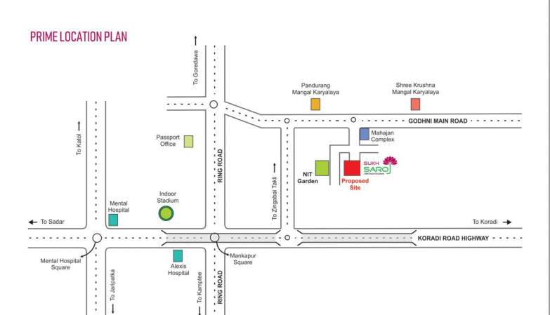  sukh saroj Location Plan