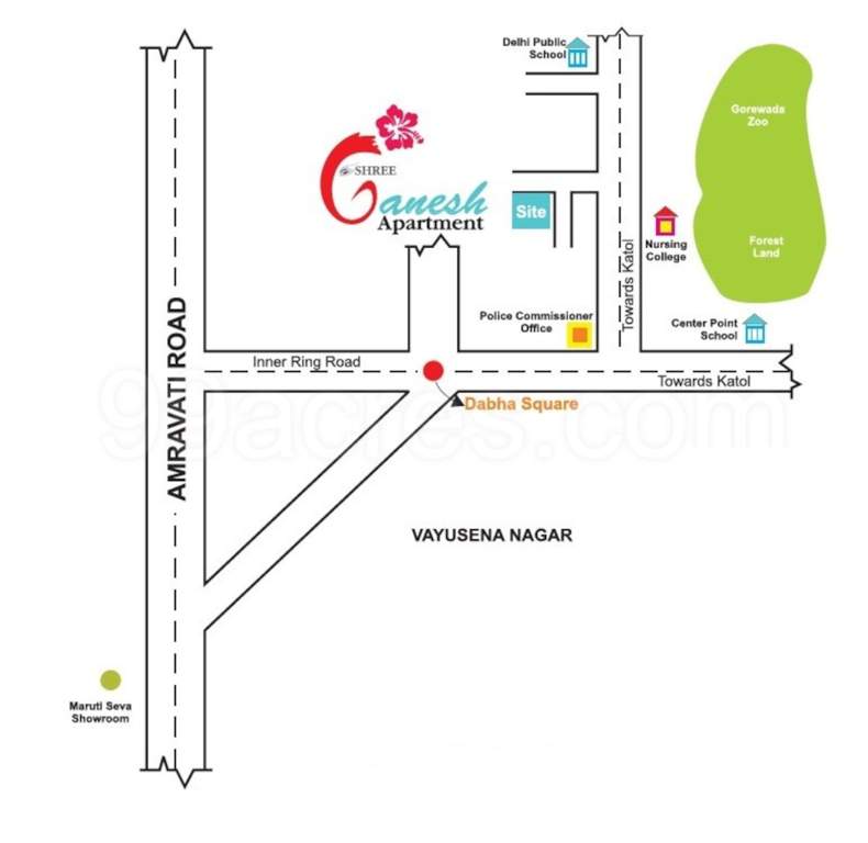  shree ganesh Location Plan