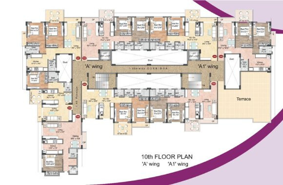  empire wing a wing a1 wing b Panvelkar Empire Cluster Plan