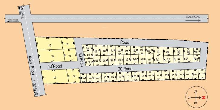  smart city Layout Plan