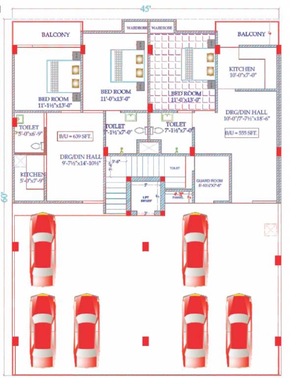  kbc 26 A Cluster Plan for ground Floor