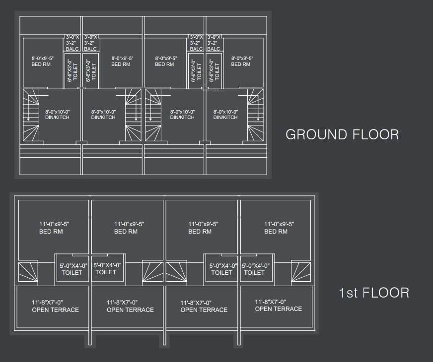  bliss ville Cluster Plan