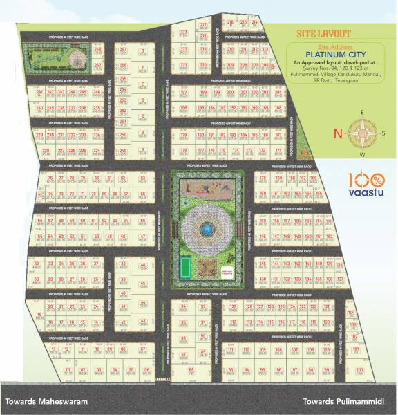  platinum-city Layout Plan