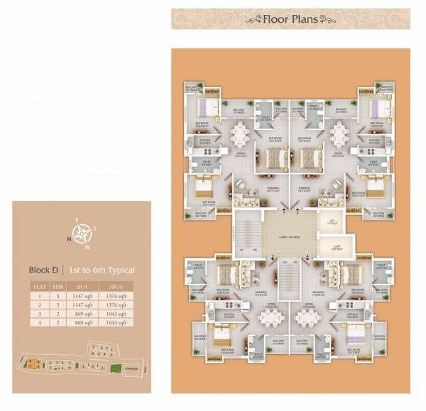  faii-residency Tower A Cluster Plan