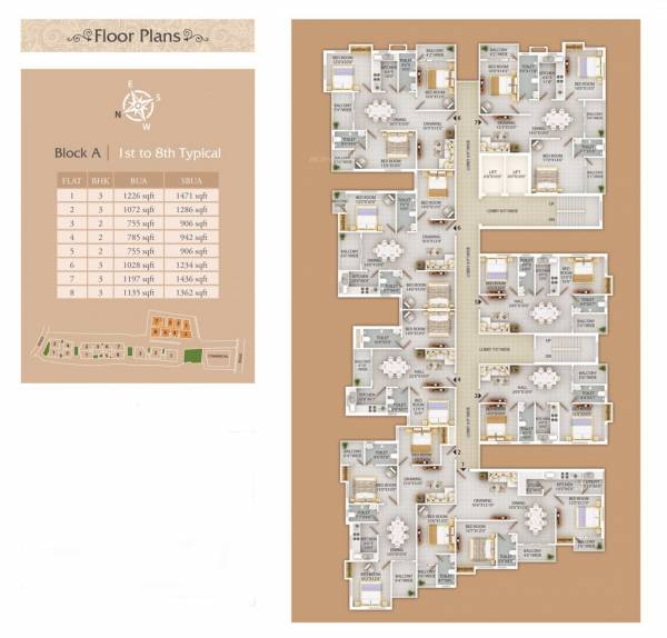  faii-residency Tower B Cluster Plan
