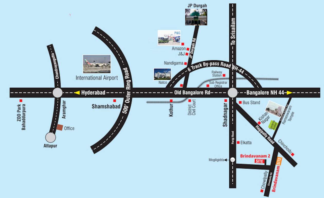  brindavanam 2 Location Plan
