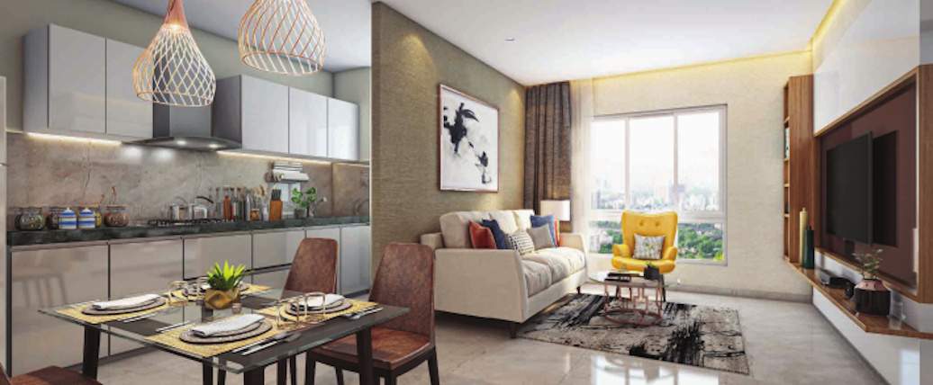  happinest palghar project 2 phase 1 Living Area