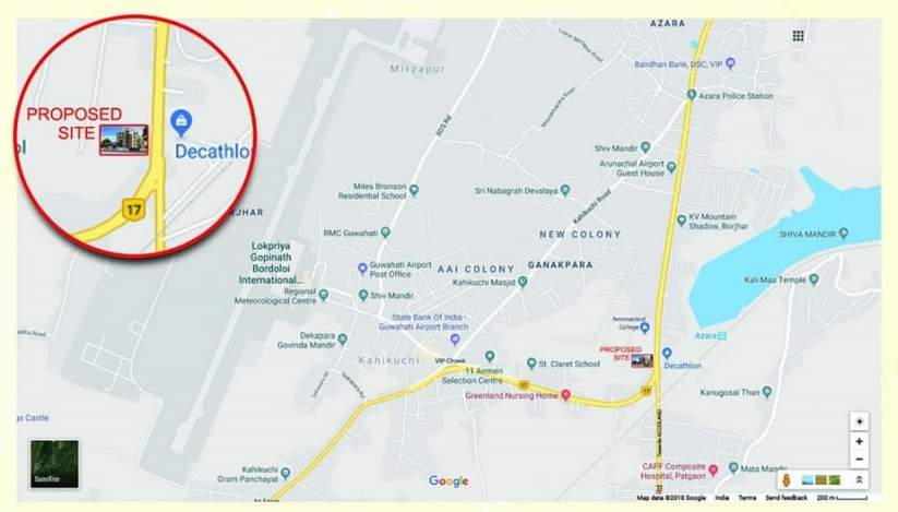  yashika mahal Location Plan