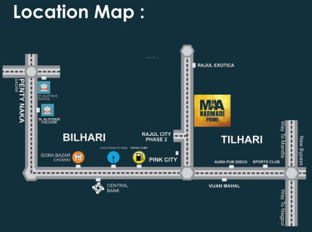  maa-narmade-prime Location Plan